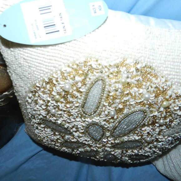 COASTAL BEADED SAND DOLLAR & STARFISH 14" X 14" THROW PILLOWS/DECOR CASES🆕HP - Picture 8 of 15